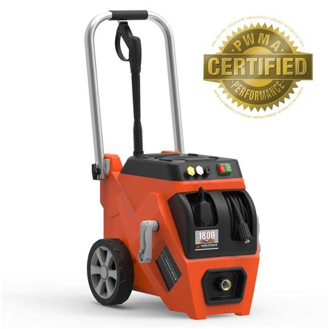 Yard Force 1800PSI 1.2GPM Cold Water Electric Pressure Washer in the